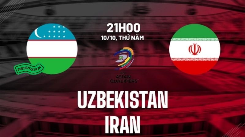Nhận định bóng đá Uzbekistan vs Iran 21h00 ngày 10/10 (Vòng loại World Cup 2026)