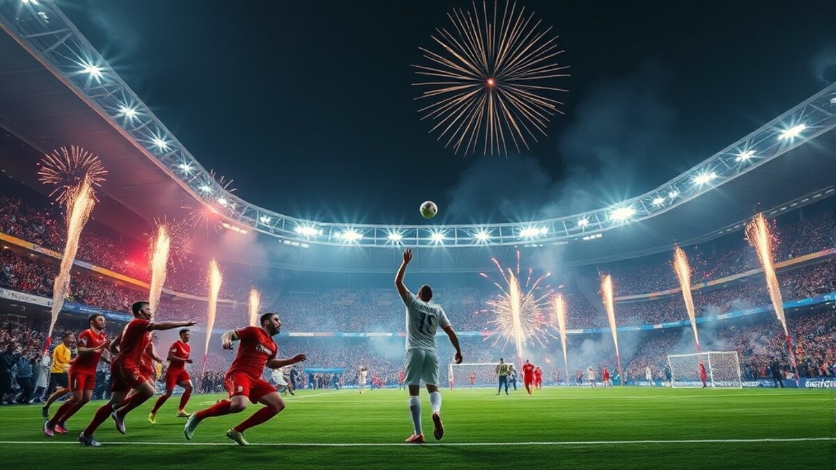 Ăn mừng chức vô địch Champions League với pháo hoa