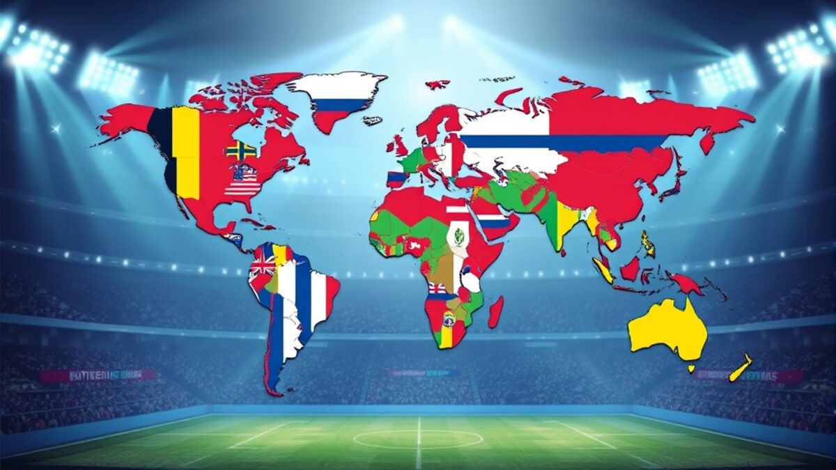 Bản đồ bóng đá thế giới hướng tới World Cup 2026